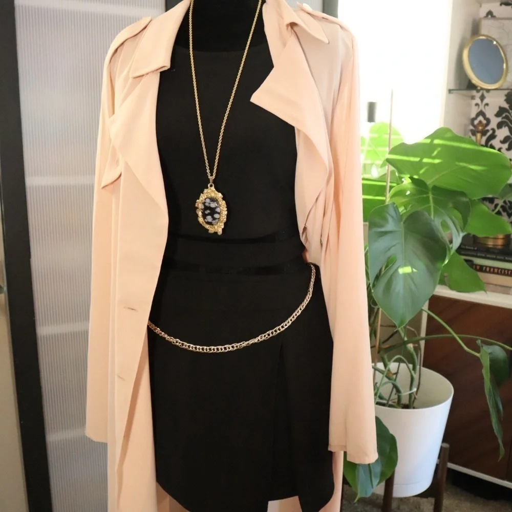 Suit 'Em up Black high waisted ready to wear two piece skort